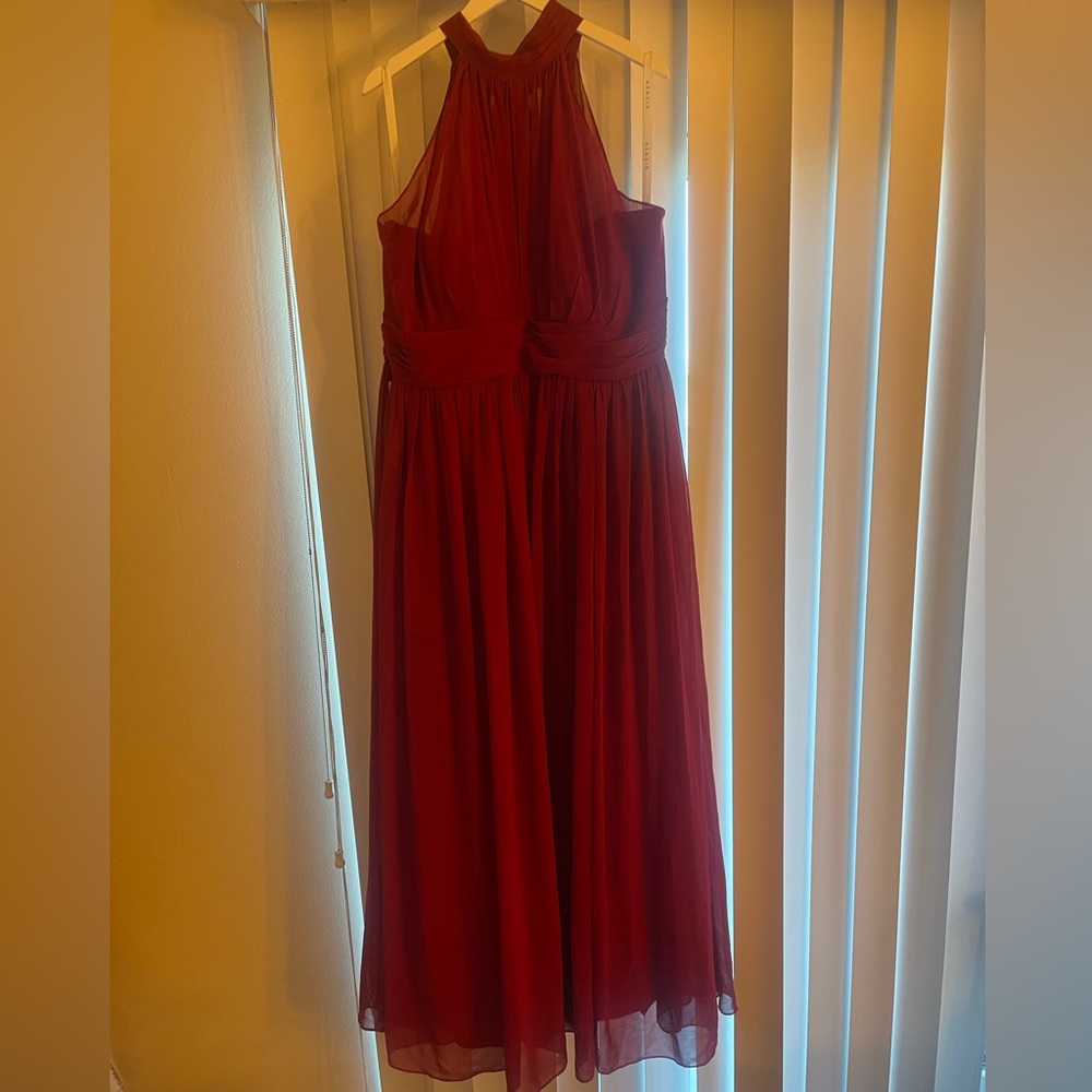 Azazie Burgundy Dress